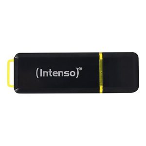 Intenso High Speed Line – USB-Flash-Laufwerk – 256 GB – USB 3.1 – Schwarz, Gelb