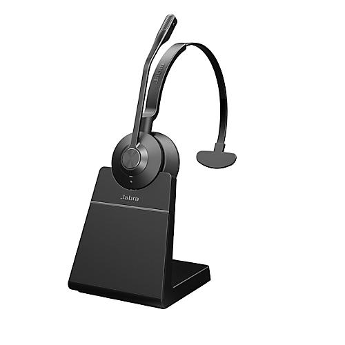 Jabra schnurloses DECT-Headset Engage 55 MS Mono, Noise Cancelling, Link 400 USB-A Adapter, mit Basisstation, bis 150 m Reichweite