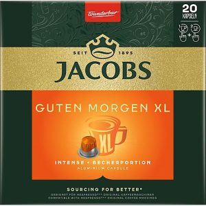 Jacobs ‚Guten Morgen XL Intense‘ Kapseln, 20 Stück