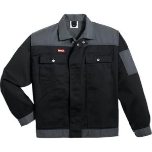 KANSAS® Bundjacke Color, schwarz/grau, Gr.M