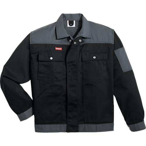 KANSAS® Bundjacke Color, schwarz/grau, Gr.XL