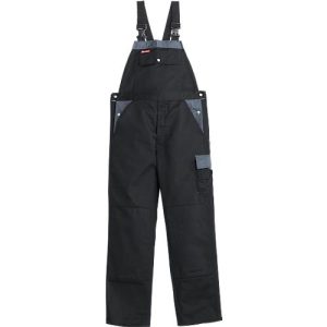 KANSAS® Latzhose Color, schwarz/grau, Gr. 44 KANSAS® Latzhose Color, schwarz/grau, Gr. 44