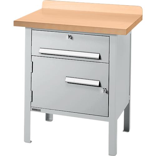 Kastenwerkbank Schäfer Shop Select PWi 75-0, mitteldichte Faserplatte (MDF), bis 750 kg, B 750 x T 680 x H 838 mm