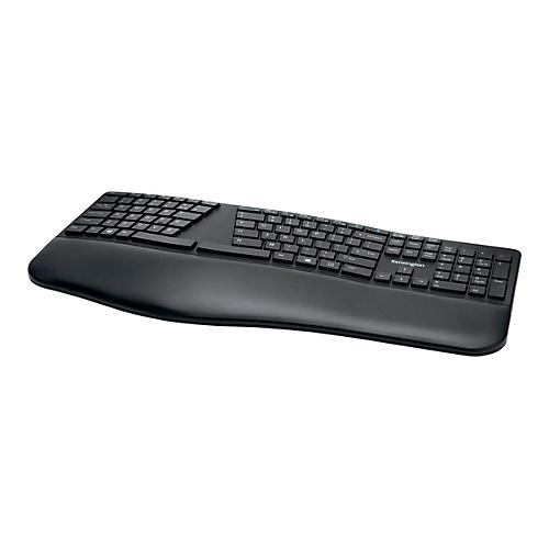 Kensington Pro Fit Ergo Wireless Keyboard - Tastatur - USA - Schwarz