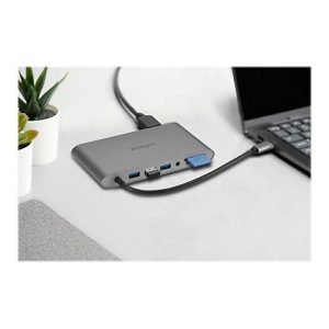 Kensington UH1440P – Dockingstation – USB-C 3.2 Gen 1 / Thunderbolt 3 / Thunderbolt 4 – DP, HDMI, VGA – 1GbE