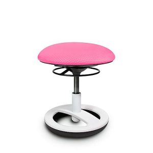 Kinderhocker TOPSTAR Sitness Bobby, f. bewegliches Sitzen, höhenverstellbar, TPU-Sohle, m. Design-Standfußring, rosa