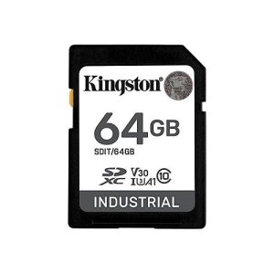 Kingston Industrial – Flash-Speicherkarte – 64 GB – A1 / Video Class V30 / UHS-I U3 / Class10 – microSDXC UHS-I