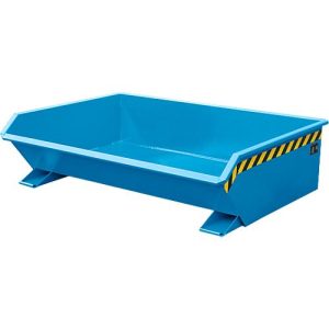 Kipp-Behälter Bauer Mini Typ MGU 610, besonders niedrige Bauhöhe, blau Kipp-Behälter Bauer Mini Typ MGU 610, besonders niedrige Bauhöhe, blau