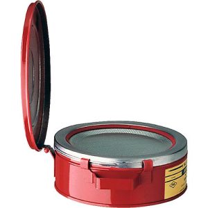 Kleinteilereiniger aus Stahlblech PREMIUM LINE, rot, ø 238 x H 83 mm, 2 l Kleinteilereiniger aus Stahlblech PREMIUM LINE, rot, ø 238 x H 83 mm, 2 l