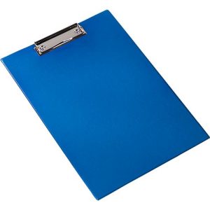 Klemmbrett, DIN A4, Kunststoff, mit Aufhängöse, blau Klemmbrett, DIN A4, Kunststoff, mit Aufhängöse, blau