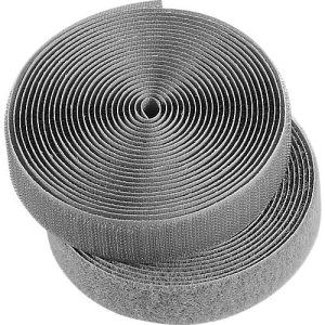 Klettband HellermannTyton, B 12 x L 1000 mm, grau