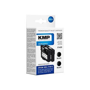 KMP DOUBLEPACK E145D – 2er-Pack – 14 ml – Schwarz – kompatibel – Tintenpatrone (Alternative zu: Epson 18XL, Epson C13T18114010) KMP DOUBLEPACK E145D – 2er-Pack – 14 ml – Schwarz – kompatibel – Tintenpatrone (Alternative zu: Epson 18XL, Epson C13T18114010)