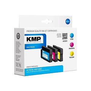 KMP MULTIPACK H101V – 3er-Pack – Gelb, Cyan, Magenta – Tintenpatrone (Alternative zu: HP 951XL, HP CN046AE, HP CN047AE, HP CN048AE) KMP MULTIPACK H101V – 3er-Pack – Gelb, Cyan, Magenta – Tintenpatrone (Alternative zu: HP 951XL, HP CN046AE, HP CN047AE, HP CN048AE)