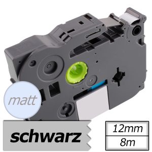 Schriftband kompatibel Brother TZE-M931. 12mm  8m. matt. silber
