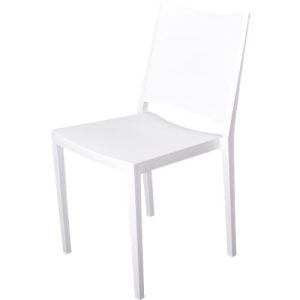 Konferenzstuhl Florence, stapelbar bis 4 Stück, UV- & wasserbeständig, Sitzhöhe 460 mm, L 560 x B 460 x H 820 mm, Polypropylen, weiß, 4 Stück Konferenzstuhl Florence, stapelbar bis 4 Stück, UV- & wasserbeständig, Sitzhöhe 460 mm, L 560 x B 460 x H 820 mm, Polypropylen, weiß, 4 Stück