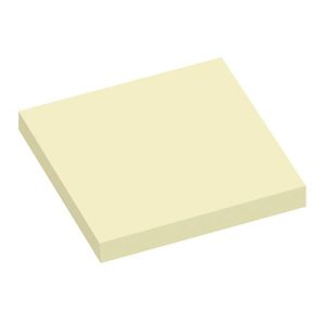 Kontaktschutzpapier, selbstklebend, wiederverwendbar, 48 x 100 Blatt mit L 150 x B 150 mm, gelb