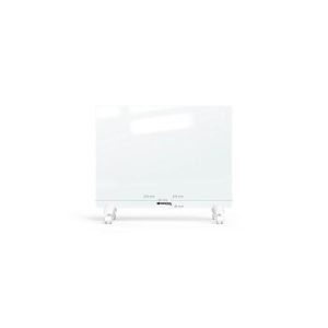 Konvektor GLASKON 1000, 1000 W, Glasfront, LCD Touch-Funktion, 24-h/Wochen-Timer, erkennt offene Fenster, IP24, mobil/Wandmontage, weiß