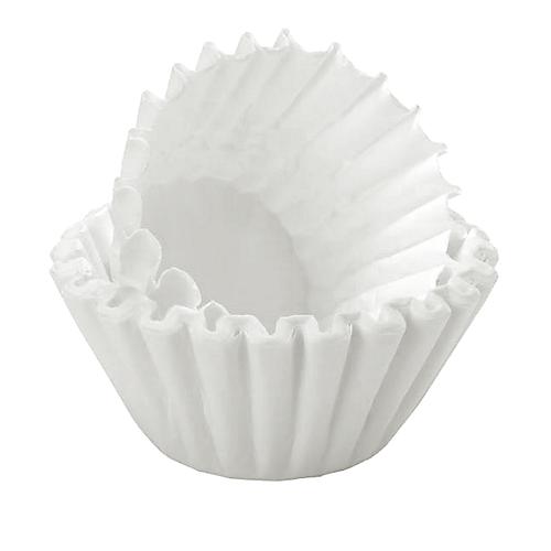 Korbfiltertüten, für Kaffeemaschinen mit 90er-Korbfilterspiegel, 90 x 250 mm, reißfest, Papier, weiß, 250 Stück