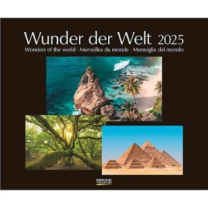 Korsch Fotokalender ‚Wunder der Welt 2025‘, DIN A3, B 550 x H 455 mm Korsch Fotokalender ‚Wunder der Welt 2025‘, DIN A3, B 550 x H 455 mm