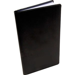Korsch Taschenkalender Pluto 2025 TAB, geheftet, Kalendarium in DE/GB/F/I, schwarz