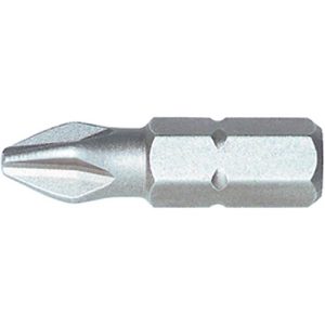 Kreuzschlitz-Pozidriv-Bit WIHA, PZ 1, Antrieb 1/4 Zoll, C 6,3, L 25 mm