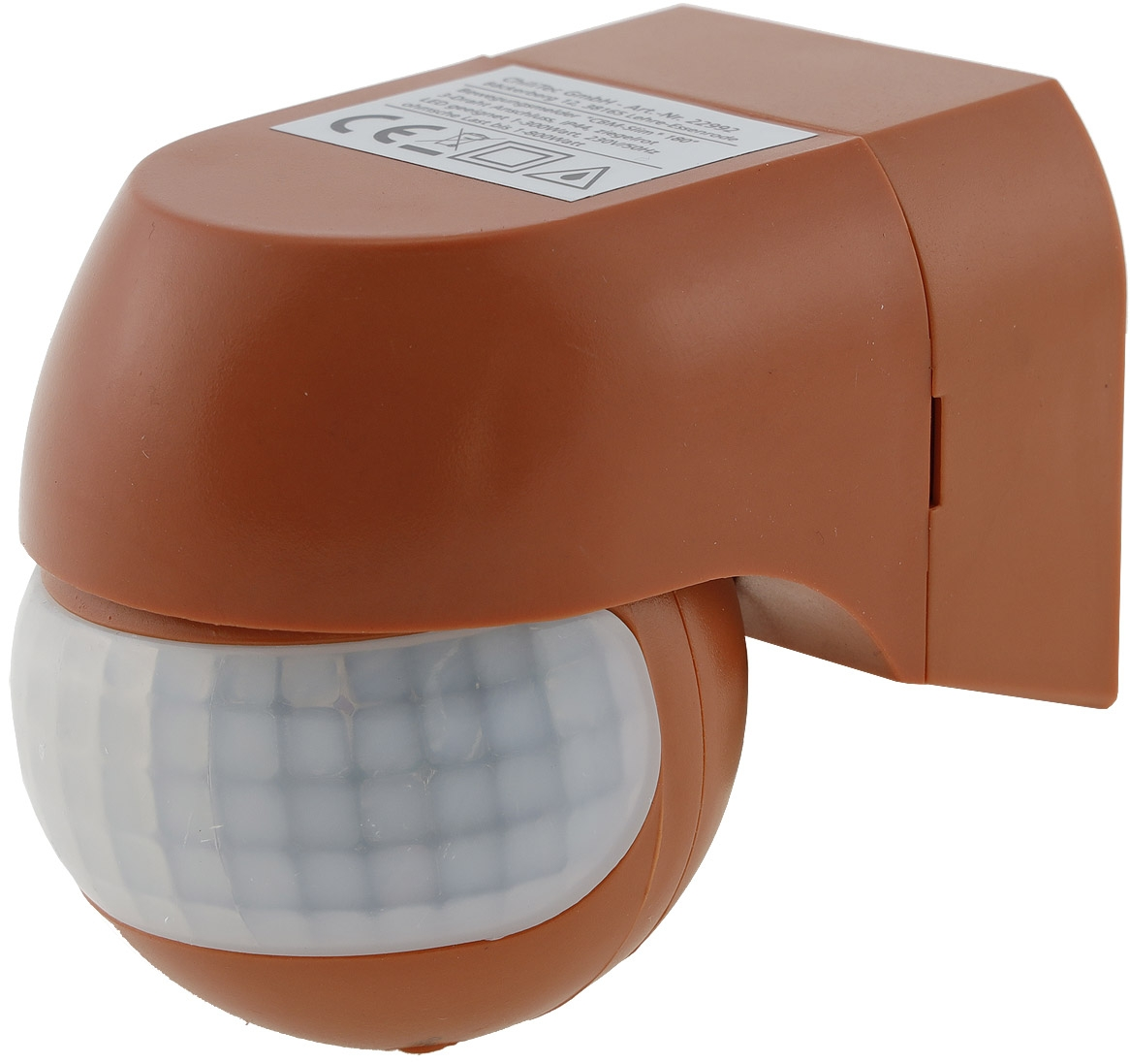 Bewegungsmelder. 800W. outdoor (IP44). ziegelrot