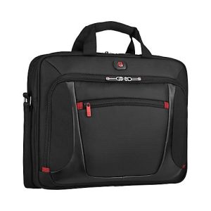 Laptop Tasche Wenger Sensor, 9 l, Laptops bis 15′ & Tablets bis 10′, Laptop- & Tabletfach, Organizer, L 150 x B 400 x H 330 mm, Polyester, schwarz