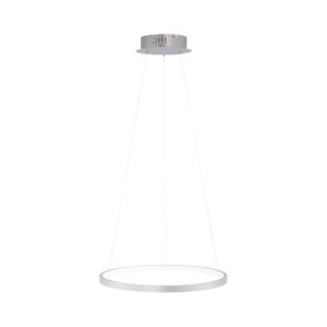 LED-Pendelleuchte CIRCLE, silber, Lichtfarbe Warmweiß, 19 W, dØ 390 mm LED-Pendelleuchte CIRCLE, silber, Lichtfarbe Warmweiß, 19 W, dØ 390 mm