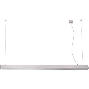 LED-Pendelleuchte SNAKE, LED austauschbar, höhenverstellbar, stufenlos dimmbar, L 1000 x B 30 mm