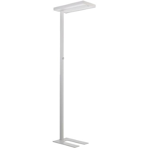 LED-Stehleuchte ALCO, weiß, Lichtfarbe Neutralweiß, 80W, dimmbar, mit Tageslicht- & Bewegungssensor