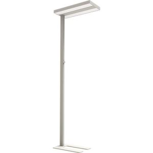 LED-Stehleuchte Dotlux ‚Assist‘ 2.0, stufenlos dimmbar, L 610 x B 288 x H 1968 mm, silber