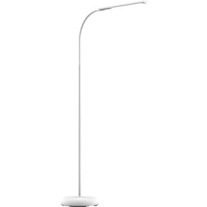 LED-Stehleuchte MAULpirro, Leistung 7 W, 4-Stufen-Dimmer, 390 lm, schwenkbar, weiß