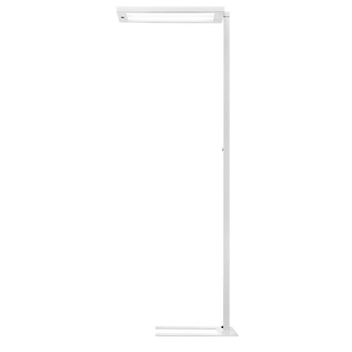 LED-Stehleuchte Waldmann LAVIGO.core, 85 W, 12500 lm, 4000 K, dimmbar, Tageslicht-/Bewegungssensor, weiß