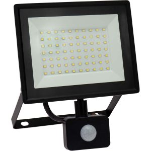 LED-Fluter 50W. 4500lm. 4000K. Bewegungsmelder. IP44