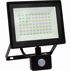 LED Fluter. 50W. 4700lm. kaltweiß. Bewegungsmelder