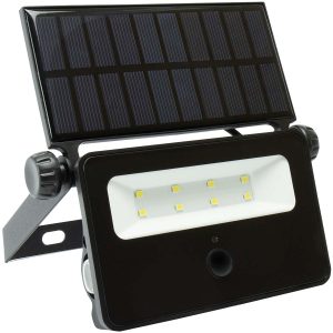 LED Solar Fluter mit Bewegungsmelder. 2W. 200lm. kaltweiß
