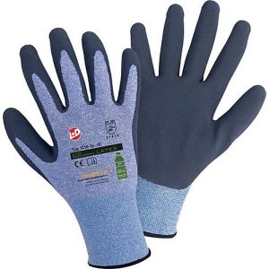 LEIPOLD+DÖHLE Feinstrickhandschuh Goes Green, Gr. 10, EN ISO 21420, EN 388, RPET/Polyester, Latex-Beschichtung blau/dunkelblau LEIPOLD+DÖHLE Feinstrickhandschuh Goes Green, Gr. 10, EN ISO 21420, EN 388, RPET/Polyester, Latex-Beschichtung blau/dunkelblau