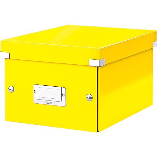 LEITZ® Ablage- und Transportbox Serie Click + Store, klein, für DIN A5, gelb
