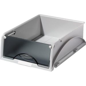 LEITZ® Ablagekorb Sorty, DIN A4, Polystyrol, grau LEITZ® Ablagekorb Sorty, DIN A4, Polystyrol, grau
