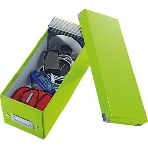 LEITZ® CD Ablagebox Serie Click + Store, grün