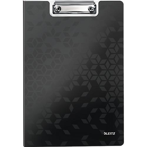 LEITZ® Klemmmappe Active Wow, DIN A4, PP, mit Klemmbügel, schwarz