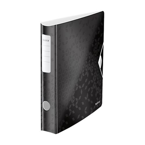 LEITZ® Ordner Active WOW, DIN A4, Rückenbreite 65 mm, schwarz