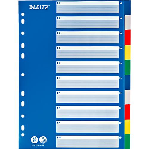 LEITZ® PP-Register mit blauem Deckblatt, blanko