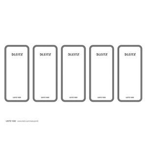 Leitz® Rückenschild WOW/Style, Rückenbreite 80 mm, selbstklebend, 50 Stück