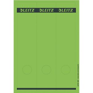 LEITZ® Rückenschilder lang, PC-beschriftbar, Rückenbreite 80 mm, selbstklebend 75 St., grün