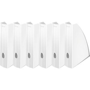 LEITZ® Stehsammler WOW 5277, Breite 75 mm,weiß, 6 Stück