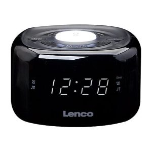 Lenco CR-12 – Radiouhr – Schwarz Lenco CR-12 – Radiouhr – Schwarz