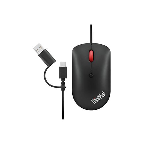 Lenovo ThinkPad Compact - Maus - rechts- und linkshändig - optisch - 4 Tasten - kabelgebunden