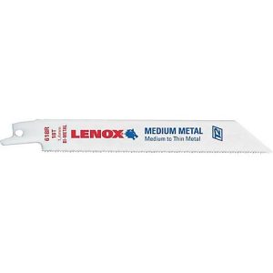 LENOX Säbelsägeblatt 618R, HSS-Bi-Metall, L 152 mm x B 19 mm, TPI 18, T2 Technology, 5 Stück