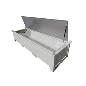 Leuchtstoffröhrenbox BAUER SL-N 220, Stahlblech, unterfahrbar, Deckel verzinkt, herausnehmbare Trennwand, B 2300 x T 800 x H 530 mm, verzinkt